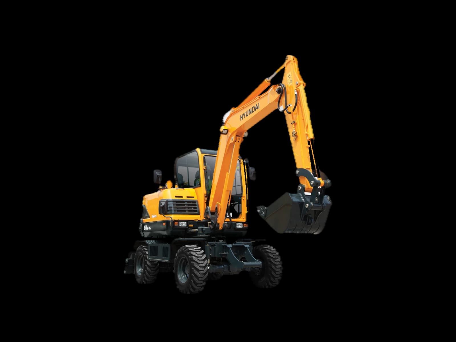 Hyundai Robex 60W-9S — Gʻildirakli ekskavator
