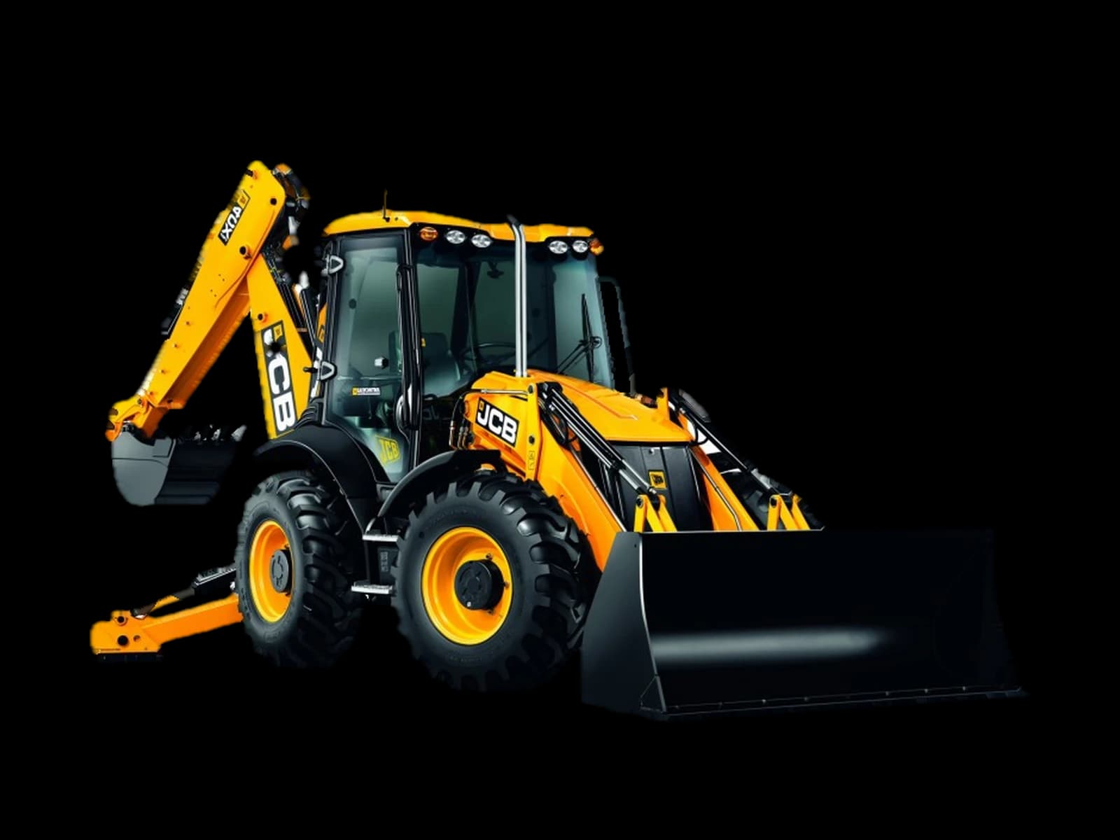 JCB 4CX, ekskavator-yuklagich