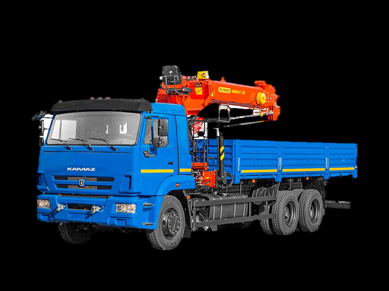 KAMAZ 65117 — Kran-manipulyatorli avtomobil